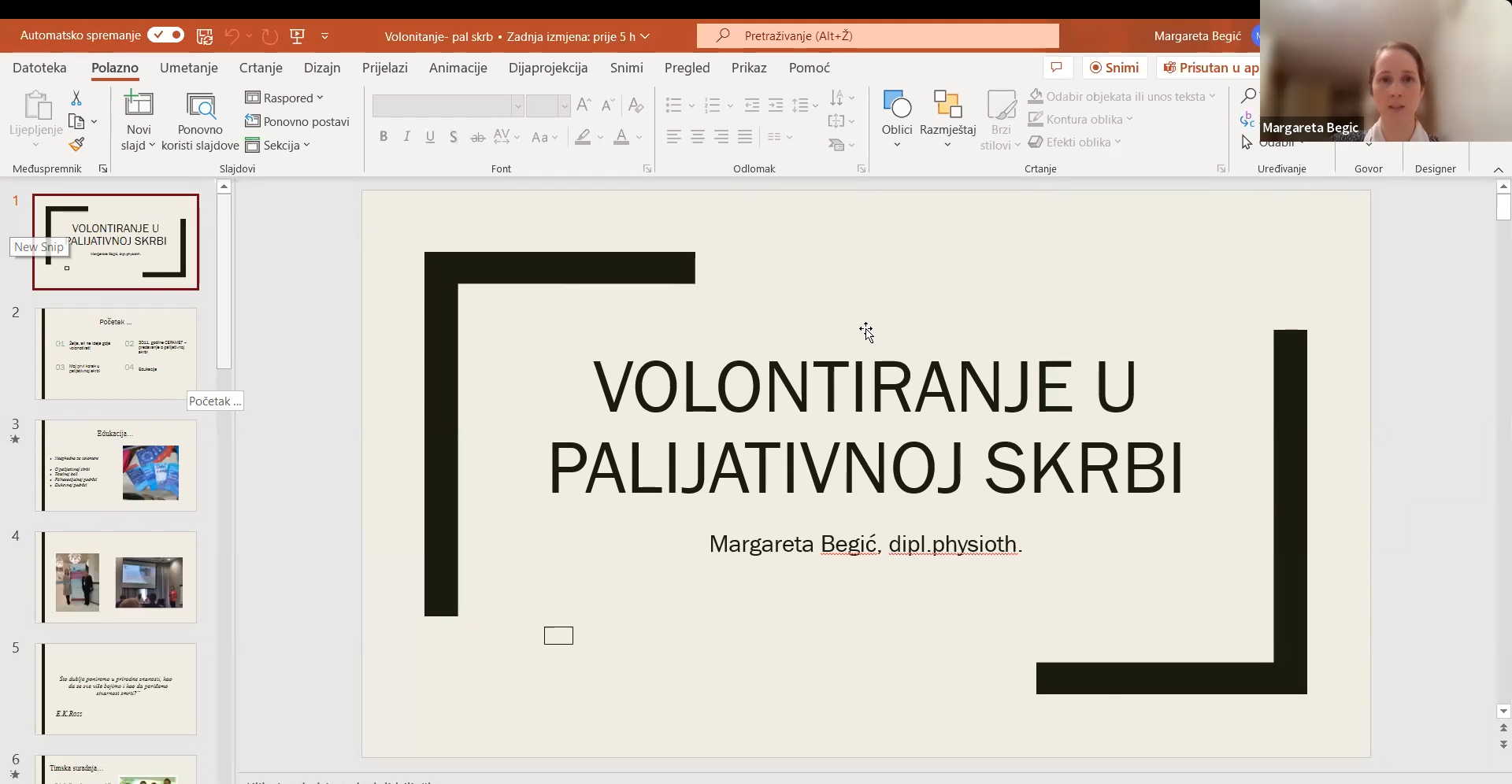 Margareta Begić Multidisciplinarni pristup u palijativnoj skrbi